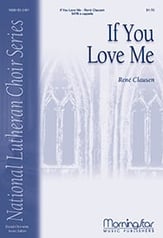 If You Love Me SATB choral sheet music cover